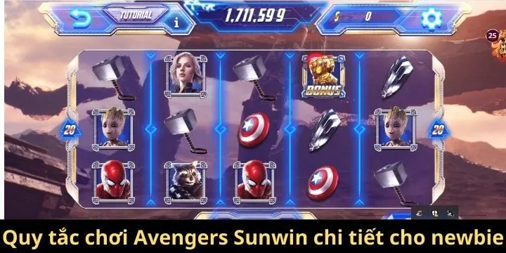 Avengers Sunwin với thiết kế đẹp mắt và cơ hội thắng lớn